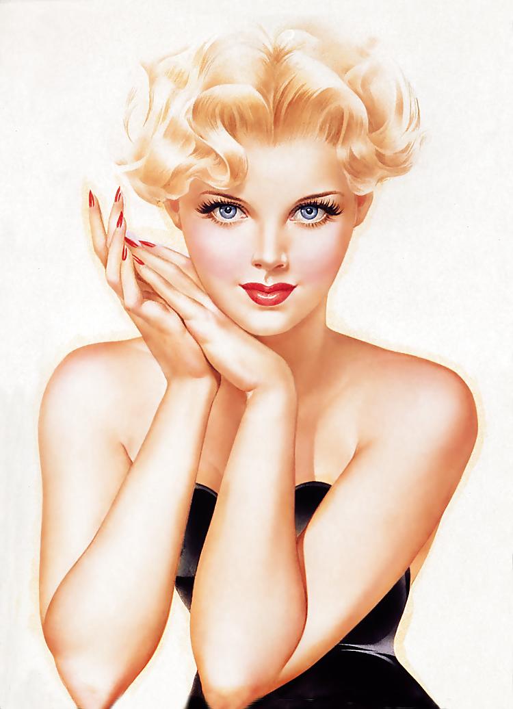 25P Sexy Vintage Pin - Up Art