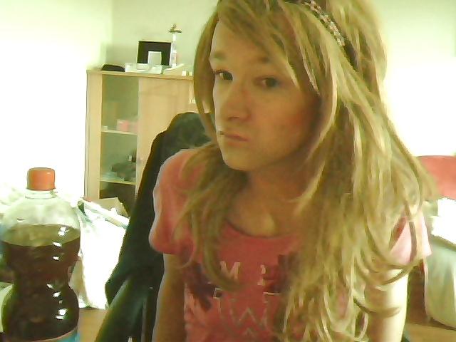 13P Cute german black white crossdress girl