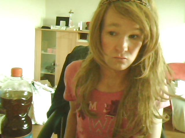 13P Cute german black white crossdress girl
