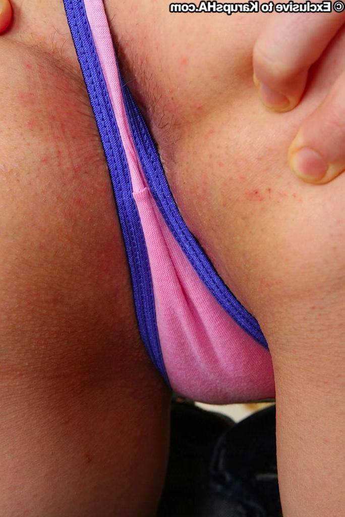 14P Thick cute teen Chantel strips off her jeans and flashes her shaved coochie
