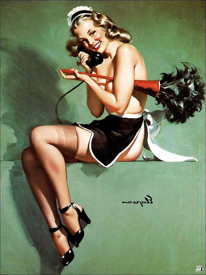 25P Sexy Vintage Pin - Up Art 2