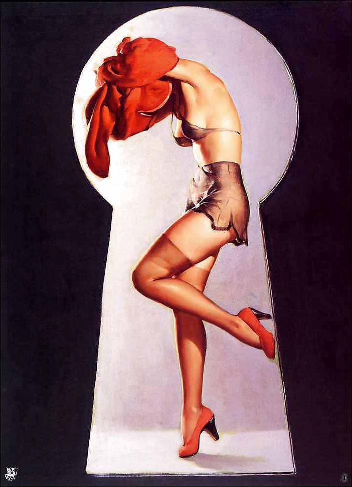 25P Sexy Vintage Pin - Up Art 2