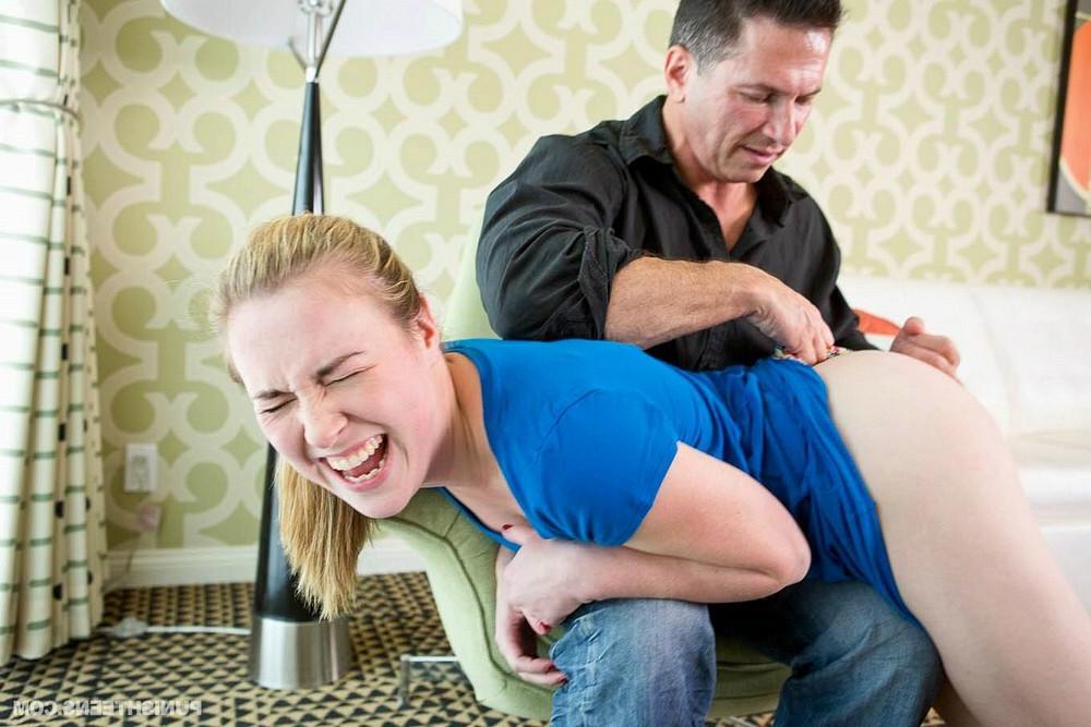 10P Hot teen Jesse Parker gets punished hard by a big cock