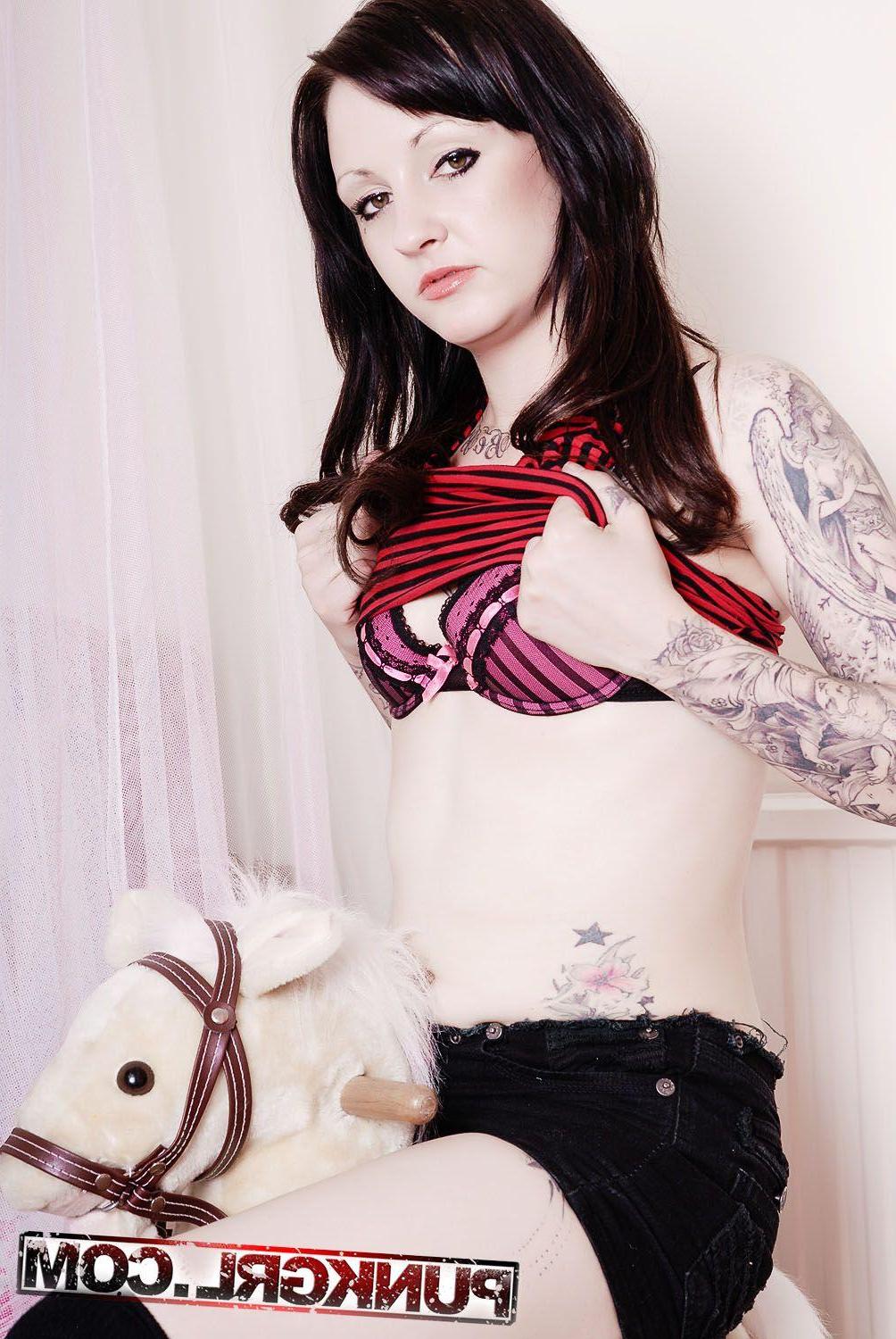 20P Pictures of Sky B getting kinky with a rocking horse