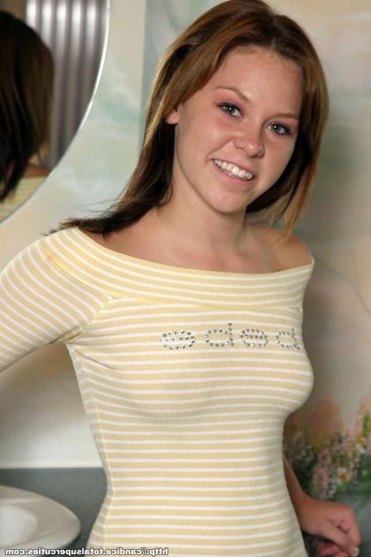 18P Small but perfect tits on cute teen