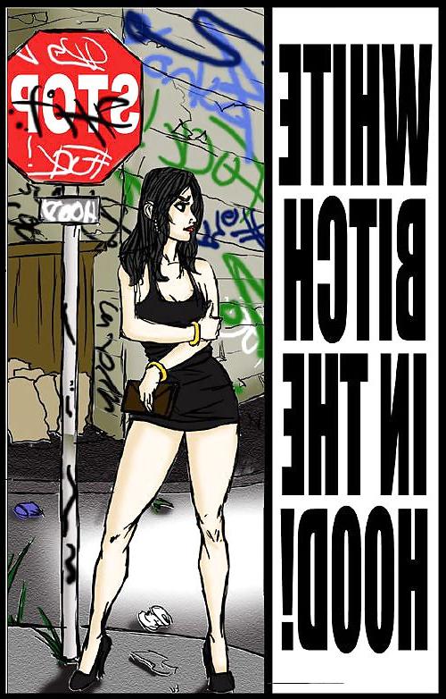 17P White bitch in the hood
