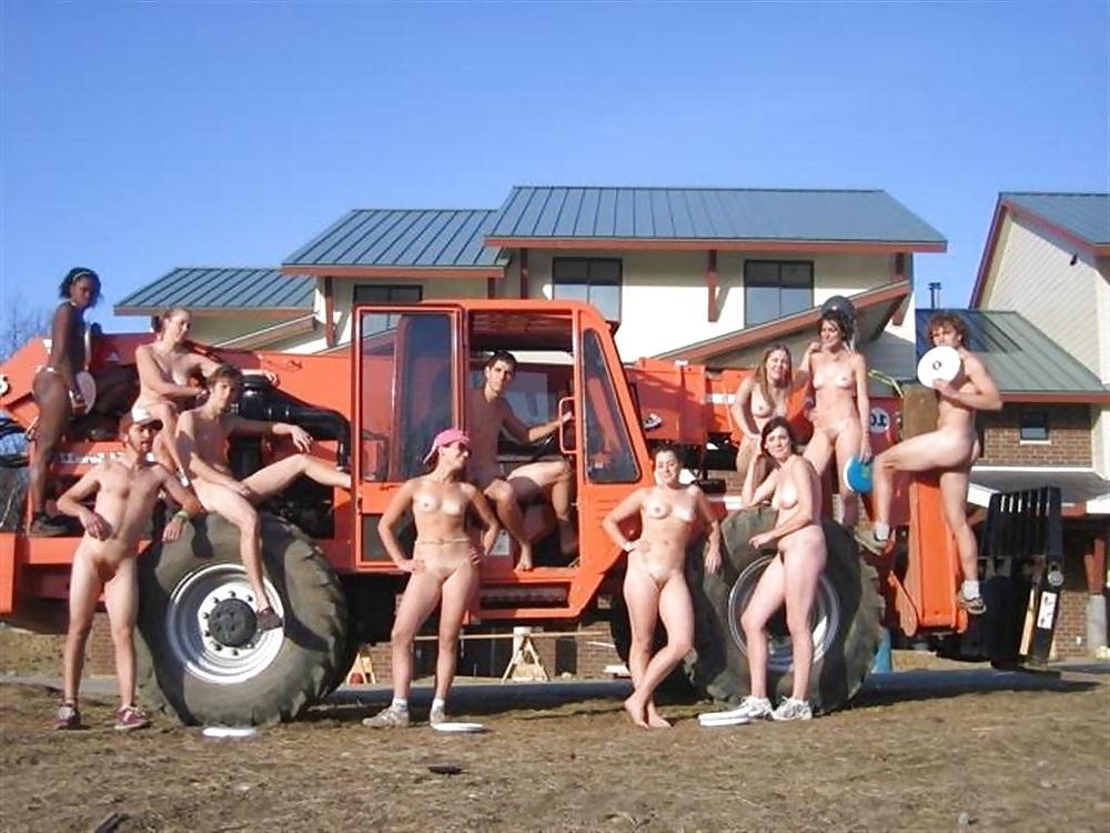 25P Naked in nature and in public.