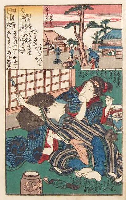 25P Japanese Shunga Art 4 - Utagawa Kunisada