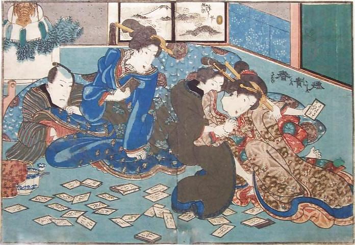 25P Japanese Shunga Art 4 - Utagawa Kunisada