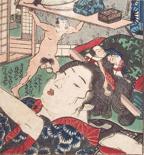25P Japanese Shunga Art 4 - Utagawa Kunisada