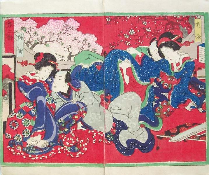 25P Japanese Shunga Art 4 - Utagawa Kunisada