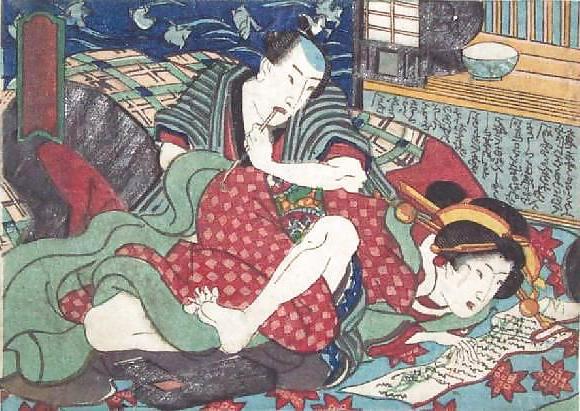 25P Japanese Shunga Art 4 - Utagawa Kunisada