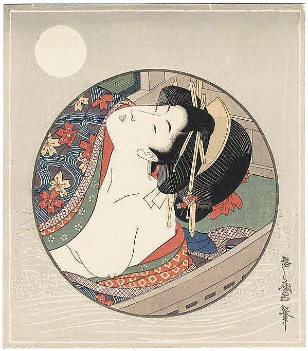16P Japanese Shunga Art 6 - Kitagawa Utamaro