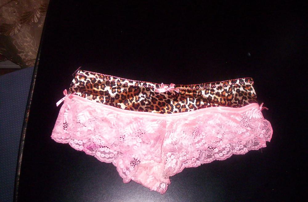 11P Wearing mom's panties and my panty collection