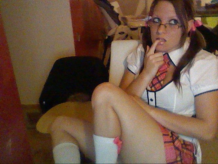 12P Stolen- Blonde Slut With Glasses