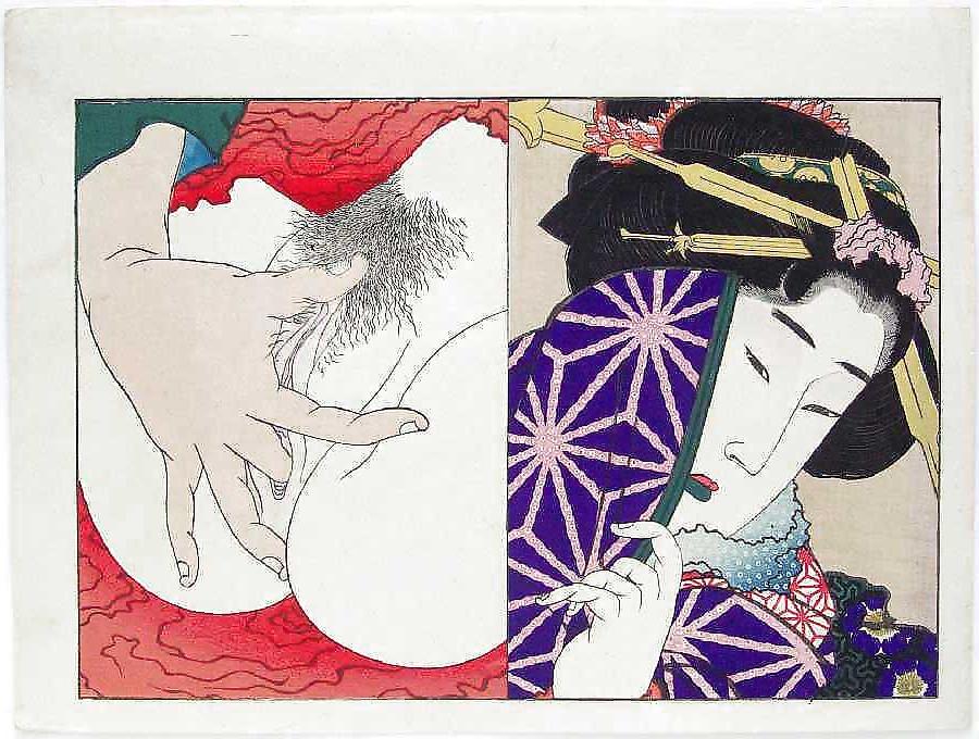 24P Printed Ero and Porn Art 8 -  Japanese Shungas (2)