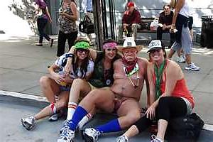 22P Mr. Smiles naked in public