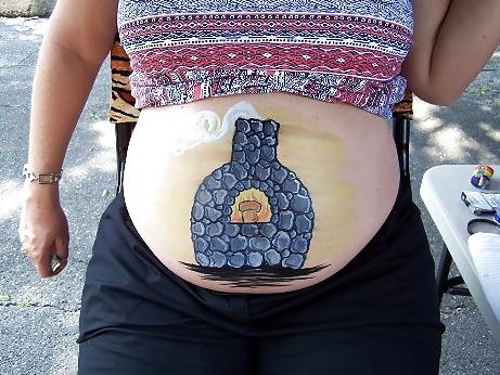 21P Body Art Pregnant