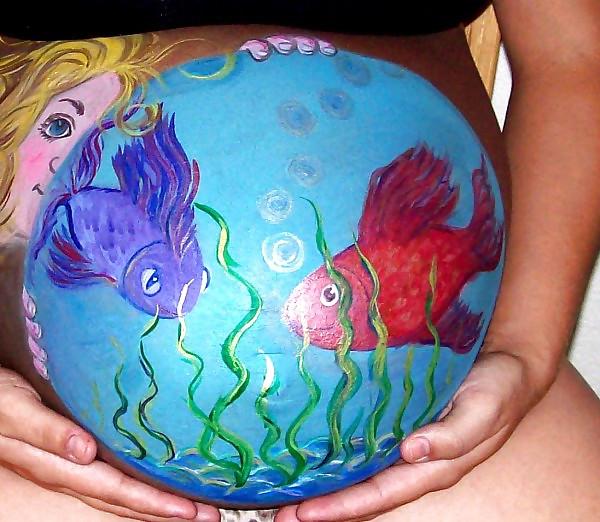 21P Body Art Pregnant