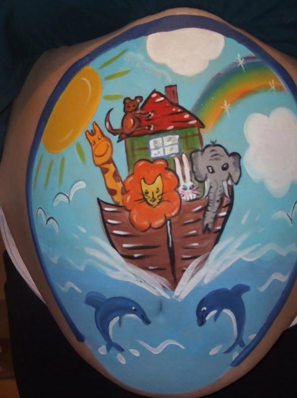 21P Body Art Pregnant