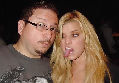 25P Jessica simpson mouth and tongue