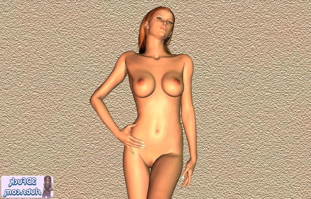 16P Nude redhead toon babe posing