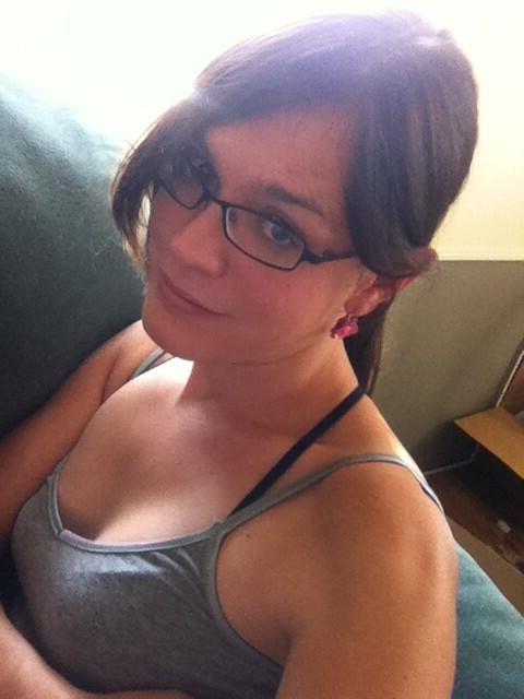 11P TS trap with glasses and cute smile Jennifer Noble selfshot pics