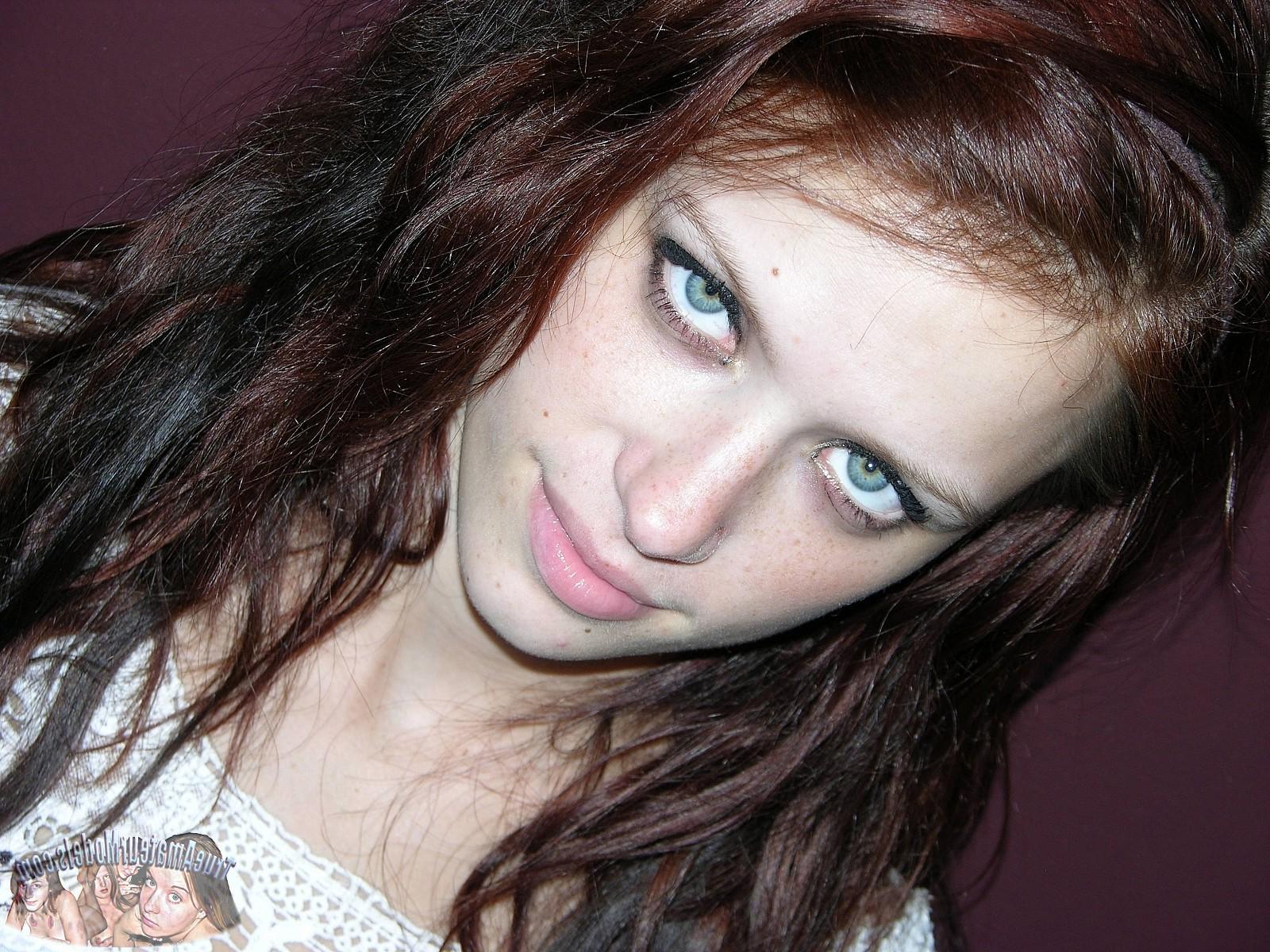 12P Amateur Redhead Teen Modeling Nude And Spreading Ass