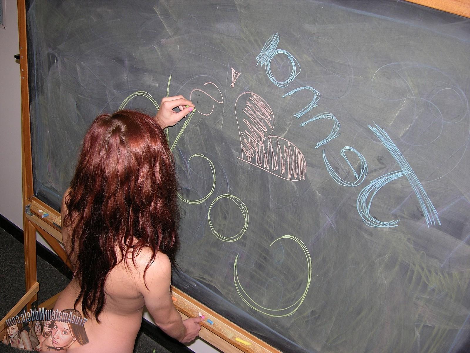 12P Amateur Redhead Teen Modeling Nude And Spreading Ass