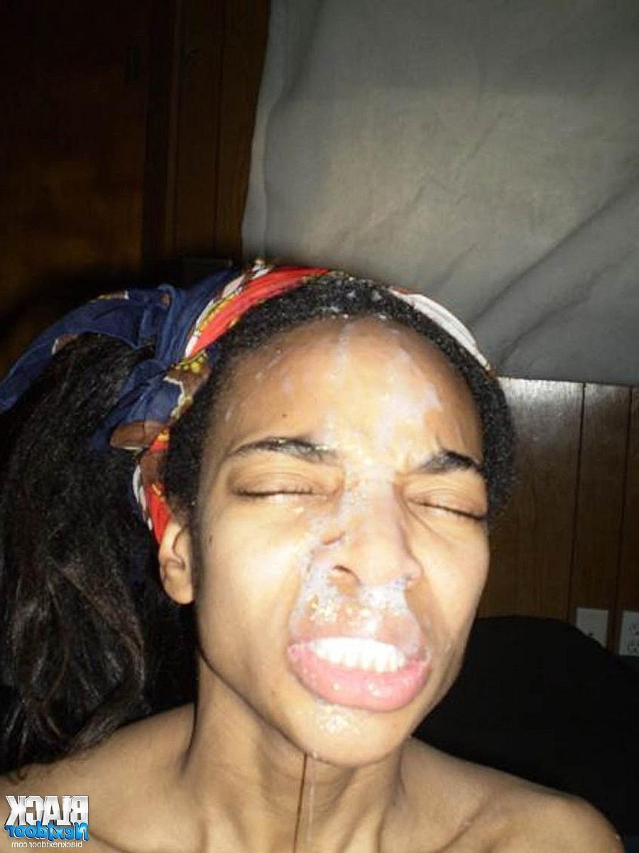 10P Nasty cocksucking girlfriend gets a big facial cumshot
