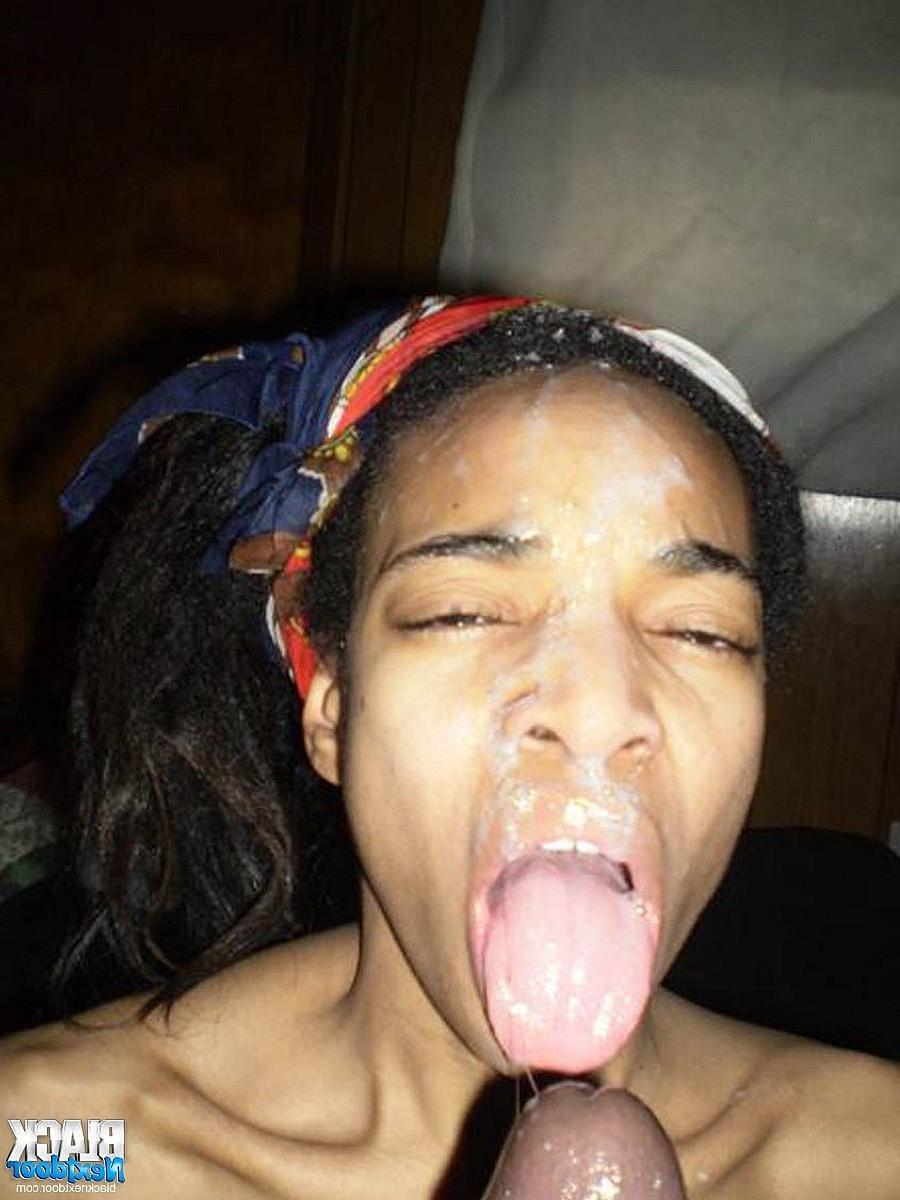 10P Nasty cocksucking girlfriend gets a big facial cumshot