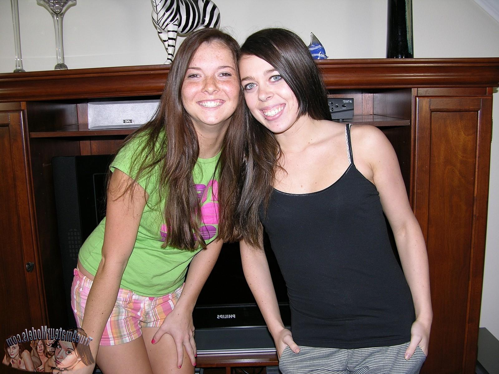 13P 2 Amateur Teens Pulling Down Shorts - Erin &amp;amp; Kirin From Trueamateurmodels.com