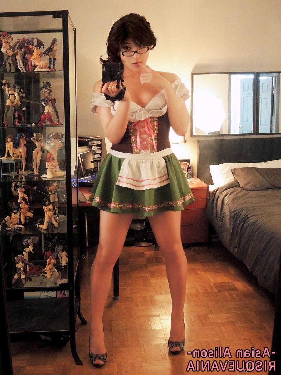 22P Nerdy ladyboy in glasses