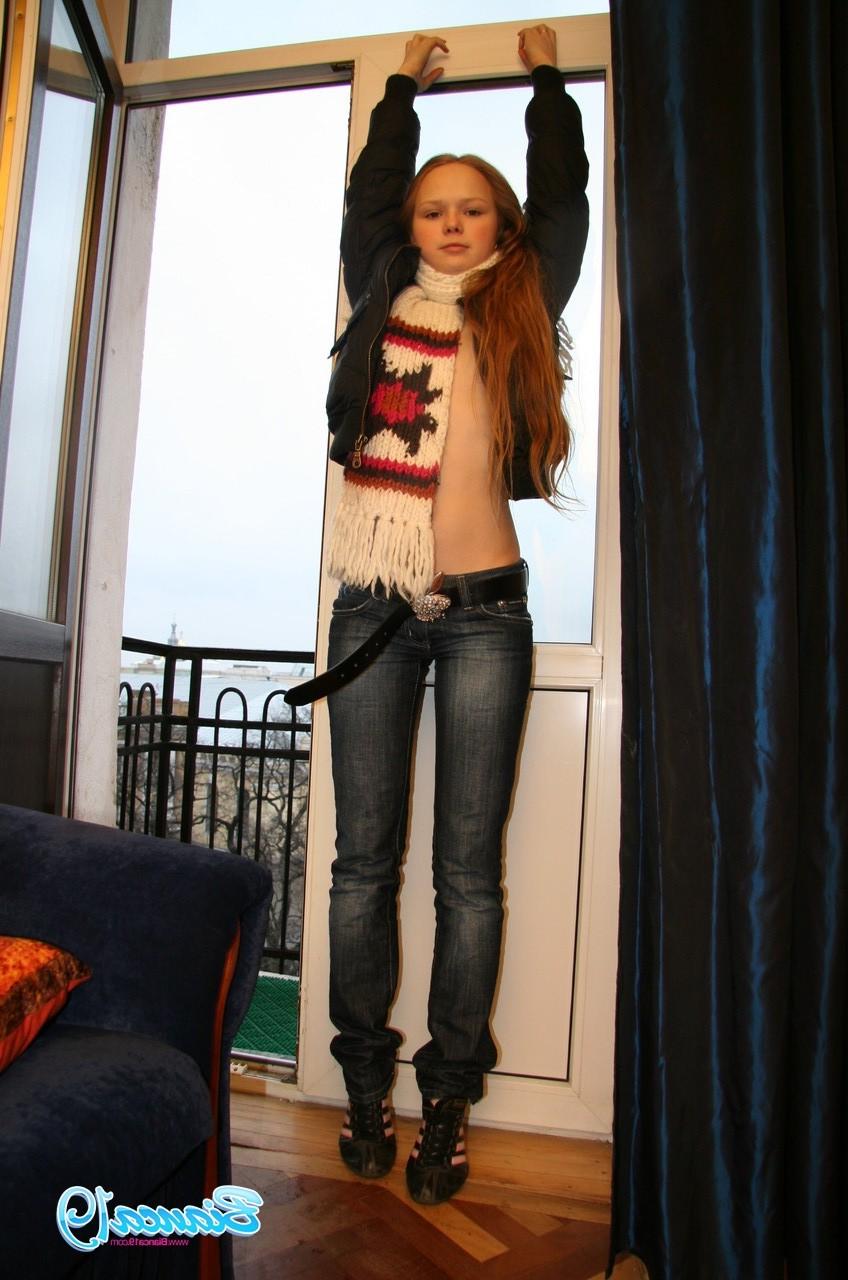 16P Cute nineteen year old teen in jacket