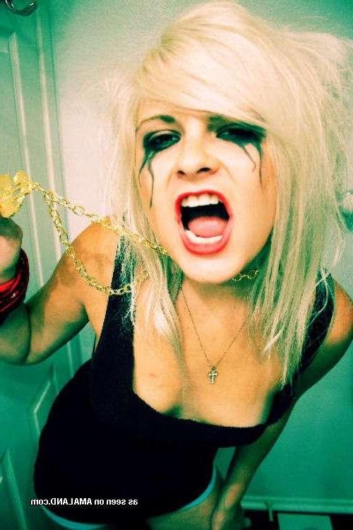 12P Sizzling hot amateur punk rocker sexy cuties