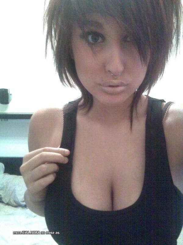 12P Sizzling hot amateur punk rocker sexy cuties