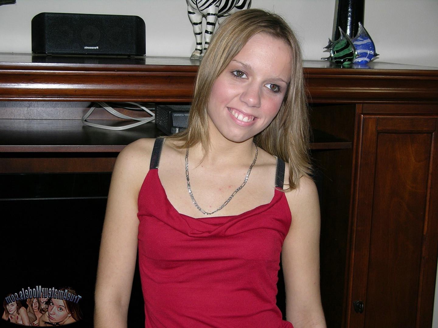 19P Tiny tits petite teen model Amber R
