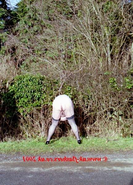 14P Flashing granny Fran in mature exhibitionism