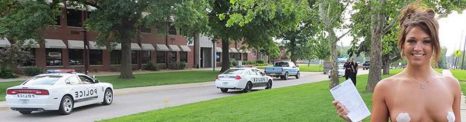 16P Amateur midwest teen protest catholic school