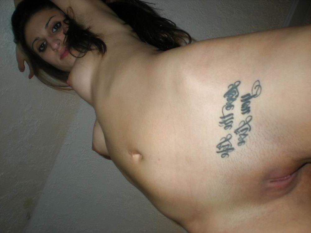 17P skinny amateur brunette teen fingering herself