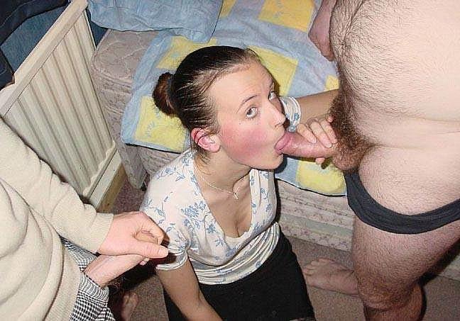 16P real amateur girls blowing some cocks
