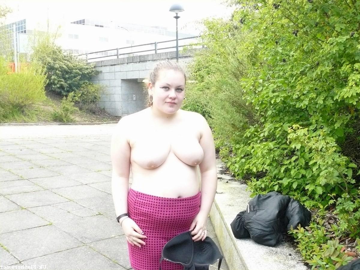 16P Amateur fattys public nudity and revealing outdoor stripteasers exhibitionism