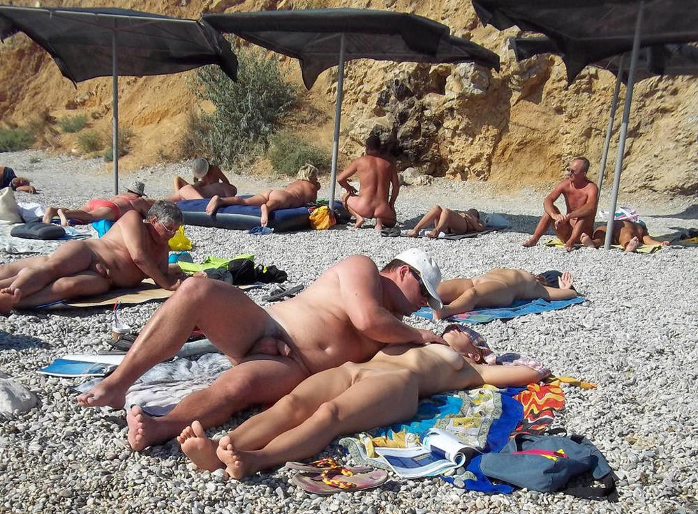 5P Hidden cameras on the nudists beaches