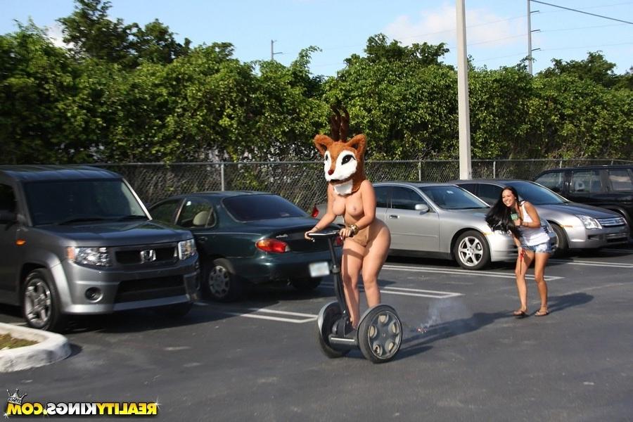 10P Check out this hot ass fucking teen get her juicy box rammed hard on a go cart w
