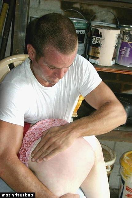 16P Girl spanked by mature father