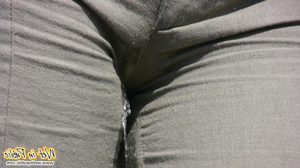 12P Girl wets her pants on a sightseeing tour and changes into a sexy dress