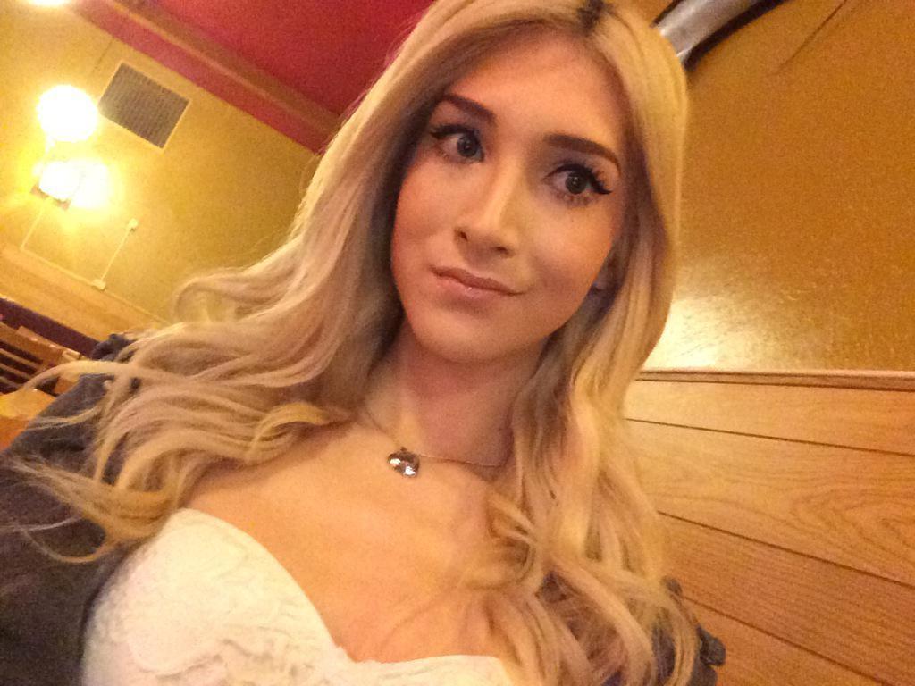 16P Skinny blonde tgirl