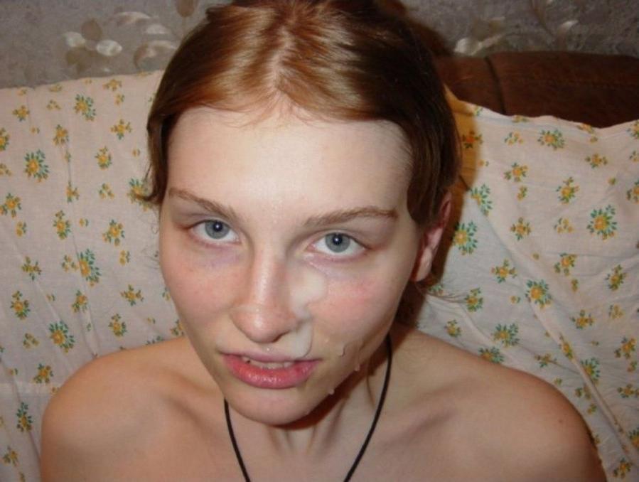 10P Photos of nasty chicks who love cum facial