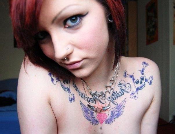 14P erotic body art tattoo and piercing