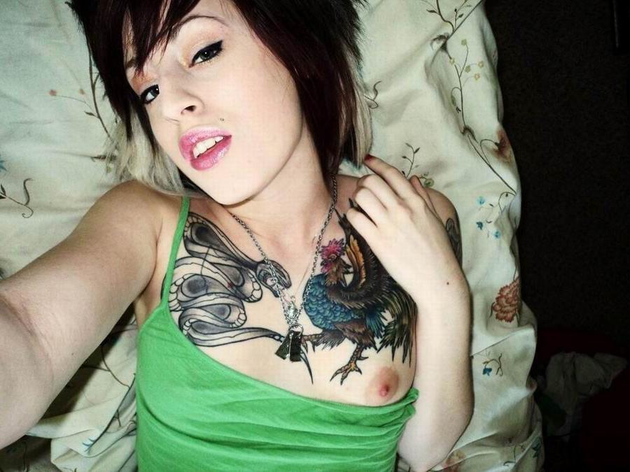 14P erotic body art tattoo and piercing